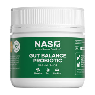 Natural Animal Solutions Gut Balance ProBiotic for Cats & Dogs 80g - Roo Formula