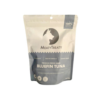 Meaty Treaty Freeze Dried Australian Bluefin Tuna Cat & Dog Treats 80g