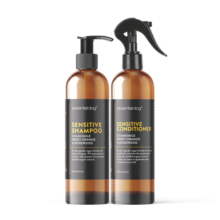 500ml Sensitive Dog Shampoo & Conditioner Pack: Chamomile, Orange & Rosewood