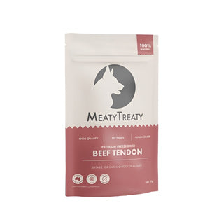 Meaty Treaty Australian Freeze Dried Beef Tendon Dog Treats 70g